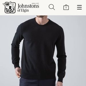 NWT JOHNSTONS OF ELGIN 100% cashmere sweater